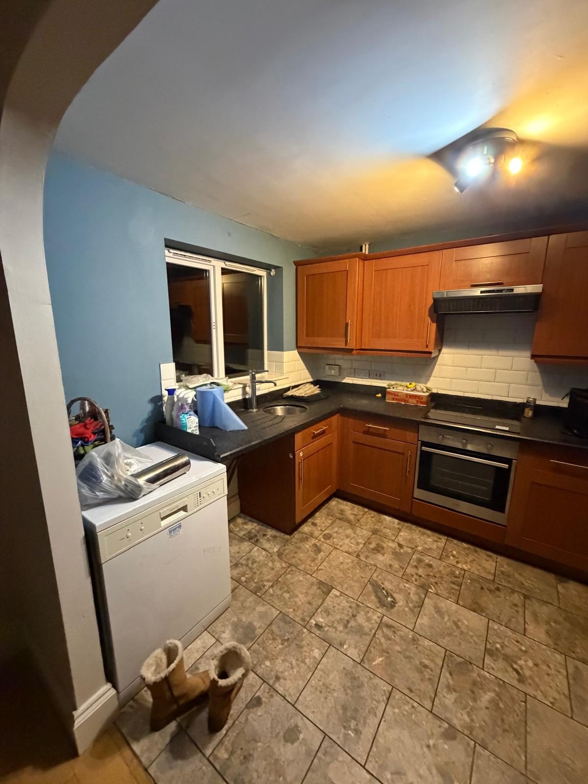 Original kitchen before a full Thelwall refurbishment